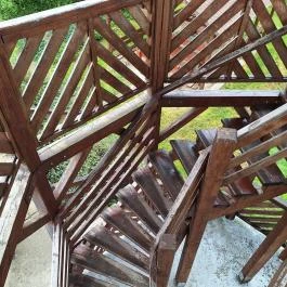 Kilátó Tibolddaróc - Belső