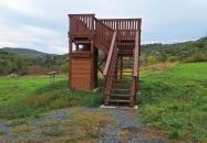 Kilátó a Szűz Mária kápolna mellett Lesenceistvánd