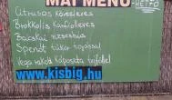 Kisbig Kifőzde Budapest - Egyéb