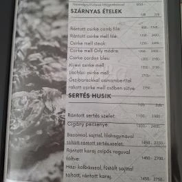 Kiskakas Vendéglő Rácalmás - Étlap/itallap