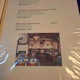 Kispityer Halászcsárda, Szombathely - Étlap/itallap