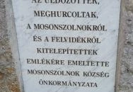 Kitelepítettek emlékműve Mosonszolnok