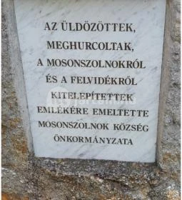 Kitelepítettek emlékműve