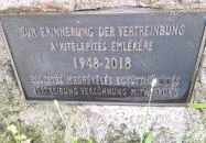 Kitelepítettek emlékműve Magyarpolány