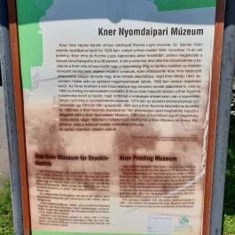 Kner Nyomdaipari Múzeum Gyomaendrőd - Egyéb