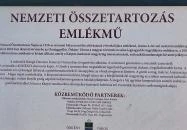 Kohézió - Nemzeti Összetartozás emlékmű Örkény