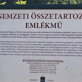 Kohézió - Nemzeti Összetartozás emlékmű, Örkény - Egyéb