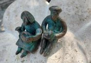 Kolodko: Aranka néni & Béla bácsi miniszobor Budapest Kolodko: Aranka néni & Béla bácsi miniszobor Budapest