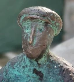 Kolodko: Aranka néni & Béla bácsi miniszobor