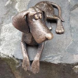 Kolodko: Egyszer volt Budán kutyavásár miniszobor Budapest - Külső kép