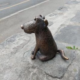 Kolodko: Egyszer volt Budán kutyavásár miniszobor Budapest - Egyéb