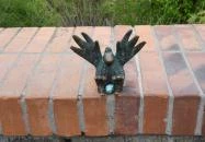 Kolodko: Gombóc Artúr miniszobor Tihany