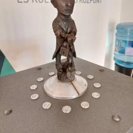 Kolodko: Harry Houdini miniszobor Budapest - Külső kép