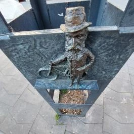 Kolodko: Herzl Tivadar miniszobor Budapest - Külső kép
