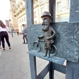 Kolodko: Herzl Tivadar miniszobor Budapest - Külső kép