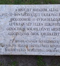 Kolodko: Holodomor emlékmű