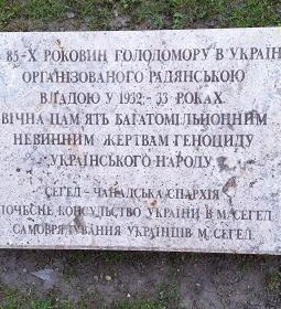 Kolodko: Holodomor emlékmű