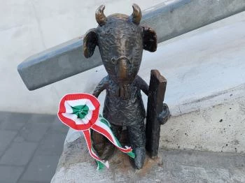 Kolodko: Mekk Elek miniszobor Budapest