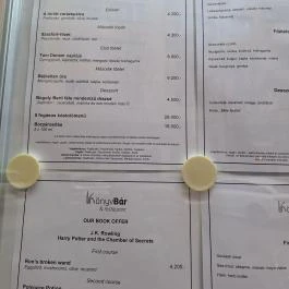 KönyvBár & Restaurant Budapest - Egyéb