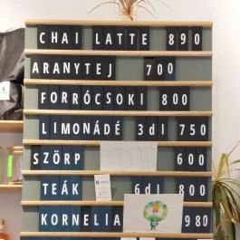 Kornél Art & Café, Budapest - Étlap/itallap