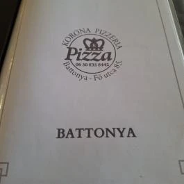 Korona Vendéglő Battonya - Étlap/itallap
