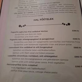 Korona Vendéglő Veszprémvarsány - Étlap/itallap