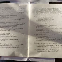 Korzó Étterem Eger - Étlap/itallap