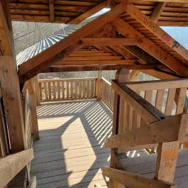 Kós Károly kilátó Zebegény - Belső