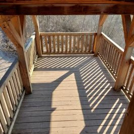 Kós Károly kilátó Zebegény - Belső