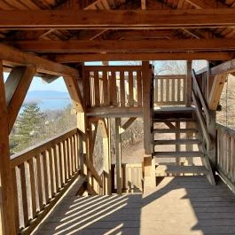 Kós Károly kilátó Zebegény - Belső