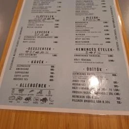 Kosher Deli Étterem Budapest - Étlap/itallap