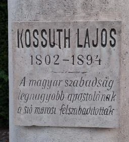 Kossuth Lajos mellszobor
