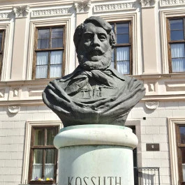 Kossuth Lajos mellszobra, Hatvan - Külső kép