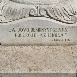 Kossuth Lajos mellszobra, Hatvan - Külső kép