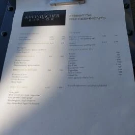 Kreinbacher Bistro Somlóvásárhely - Étlap/itallap
