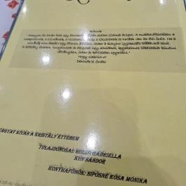 Kristály Étterem Törökszentmiklós - Étlap/itallap