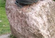 Krumplibogár szobor Hédervár