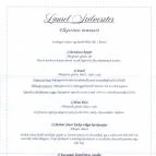 Laurel Budapest - Étlap/itallap