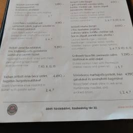 Leckerli Ínyenc Állomás Törökbálint - Étlap/itallap