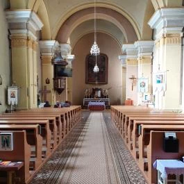 Letkési Mennybemenetel templom Letkés - Belső