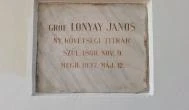A Lónyay család kriptája Lónya - Egyéb