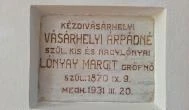 A Lónyay család kriptája Lónya - Egyéb