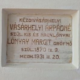 A Lónyay család kriptája Lónya - Egyéb