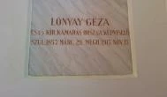 A Lónyay család kriptája Lónya - Egyéb