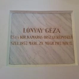 A Lónyay család kriptája Lónya - Egyéb