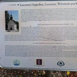 Lucsonyi Szent Anna-kápolna Mosonmagyaróvár - Egyéb