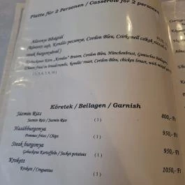 Ludas Kisvendéglő és Fogadó Nagyalásony - Étlap/itallap