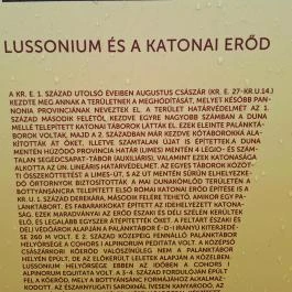 Lussonium Romkert Dunakömlőd - Egyéb