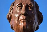 Luther Márton szobor Nemeskolta