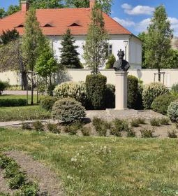 Luxemburgi Zsigmond mellszobor